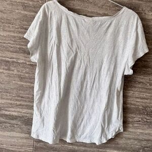H&M White Short Sleeve Tee